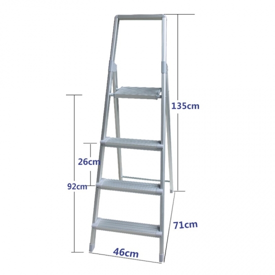 4 Steps Aluminum Alloy Ladder A Type for Sale