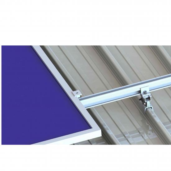 Standing seam roof solar panel mountings