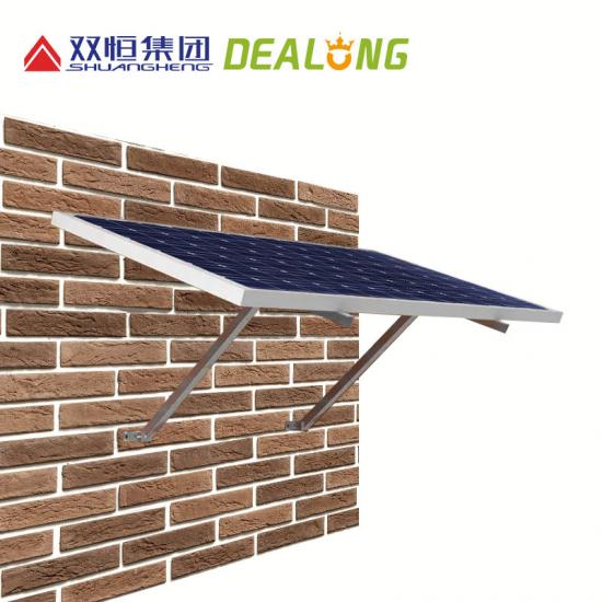 Solar panel wall mounting bracket